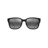 MAUI JIM Paulele Asian Fit Sunglasses Matte Black |  Neutral Grey