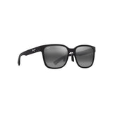 MAUI JIM Paulele Asian Fit Sunglasses Matte Black |  Neutral Grey