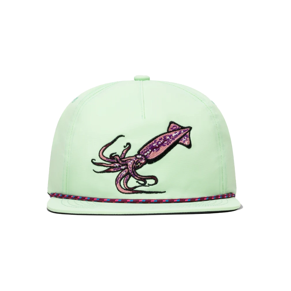 BAJIO Squid Performance Hat - Light Green One Size