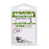 Mustad Demon Perfect Inline Circle 3X Strong Hook - 39951NP