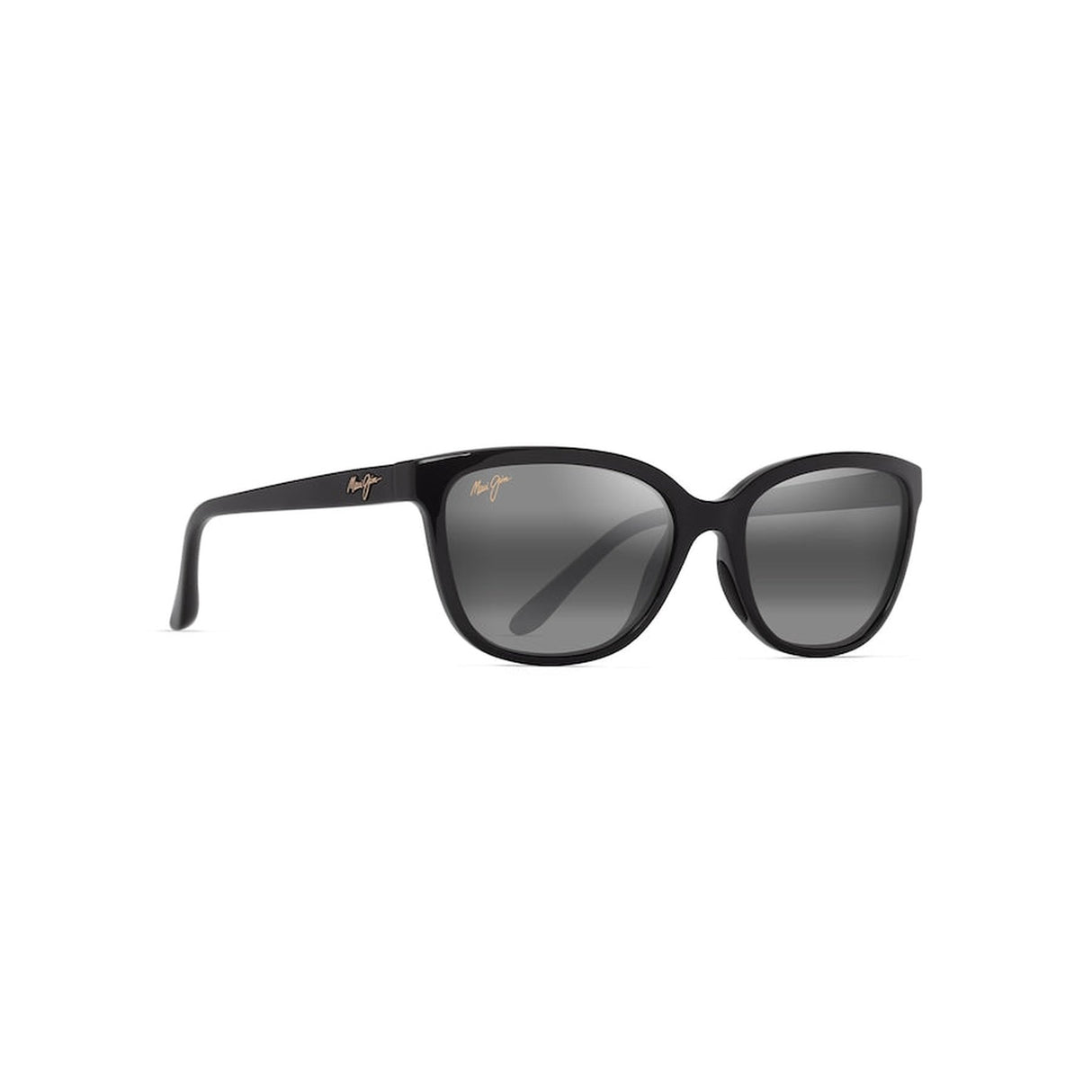 MAUI JIM Honi Sunglasses Shiny Black | Neutral Grey