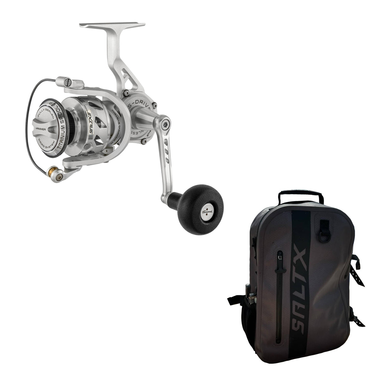 Buy Any TSUNAMI Saltx II Spinning Reel, Get a New Saltx Backpack for FREE