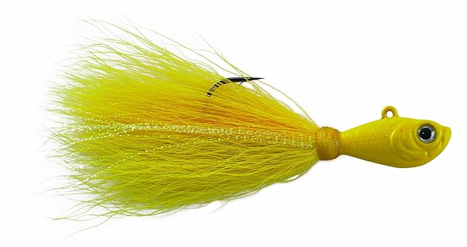 Bucktail Jig 3oz Yellow