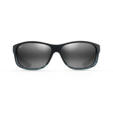 MAUI JIM Kaiwi Channel Sunglasses Grey Black Stripe | Neutral Grey