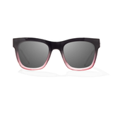 BAJIO Cometa Sunglasses |  Black-Pink Sky Gloss/ Gray Polycarbonate Lenses
