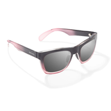 BAJIO Cometa Sunglasses |  Black-Pink Sky Gloss/ Gray Polycarbonate Lenses