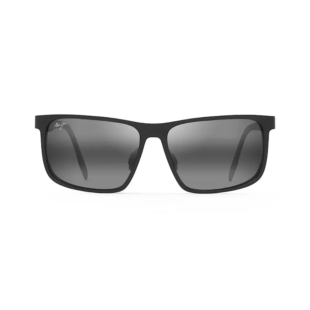 MAUI JIM Wana Sunglasses Matte Black |  Neutral Grey