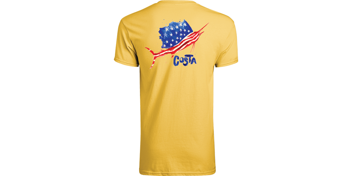 Costa Waving Sail Short Sleeve Crew T-Shirt
