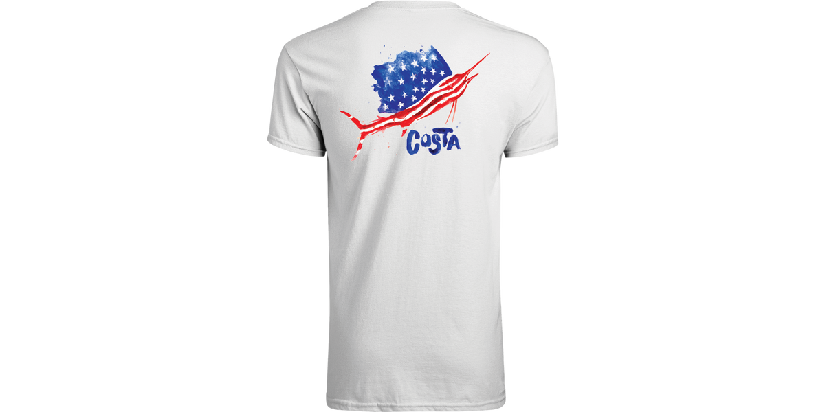 Costa Waving Sail Short Sleeve Crew T-Shirt