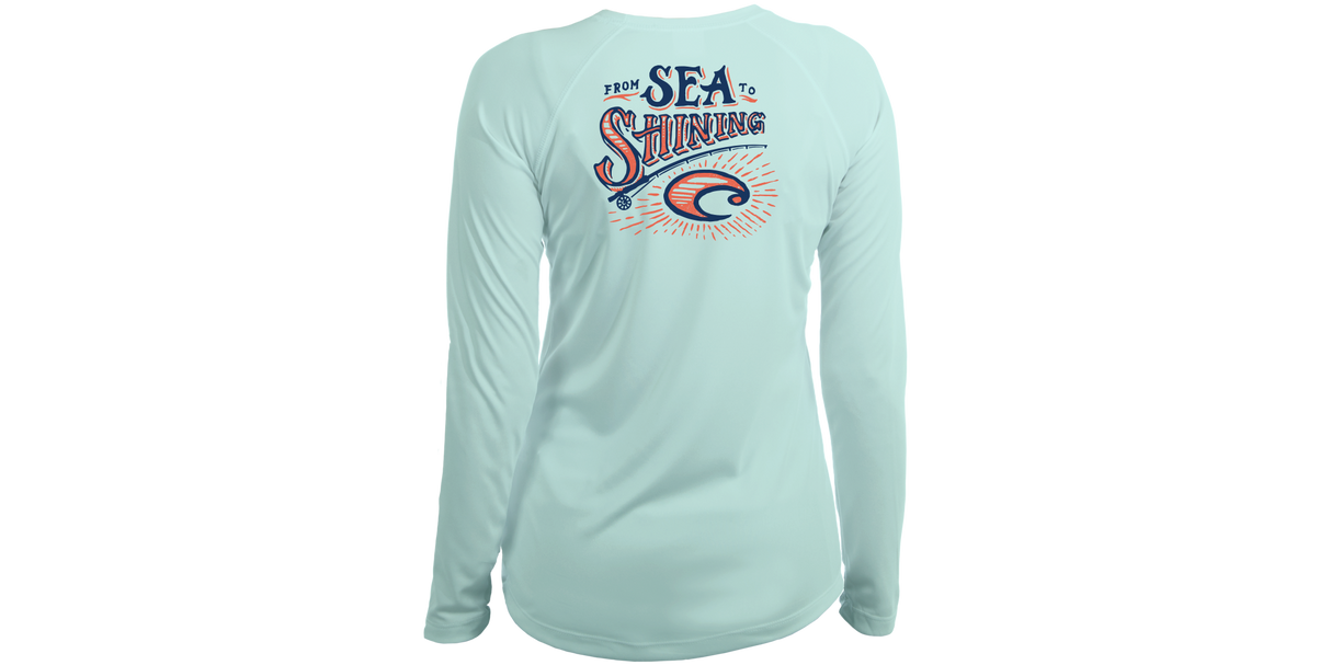 COSTA Tech Freedom Sea Womens Long Sleeve