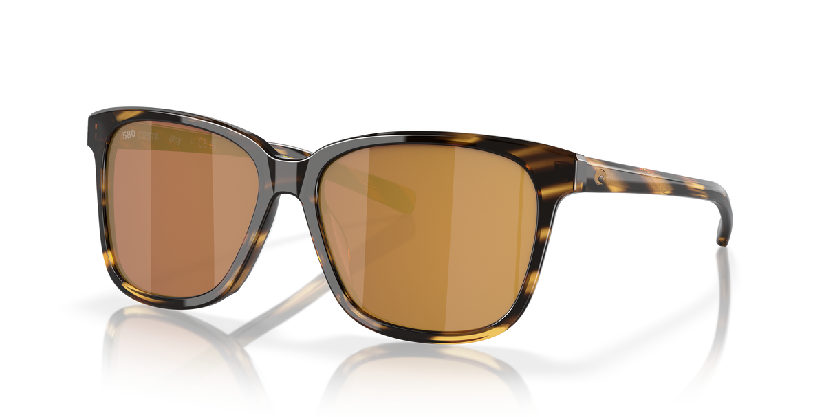 COSTA May 580G Gold Mirror | Tortoise