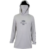 AFTCO Barracuda Geo Cool Hooded Long Sleeve Performance Shirt