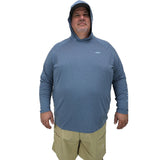 AFTCO Big Guy Samurai Long Sleeve Hooded Shirt