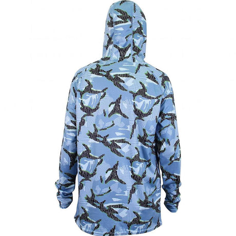 AFTCO Nukam Hood - Blue Camo