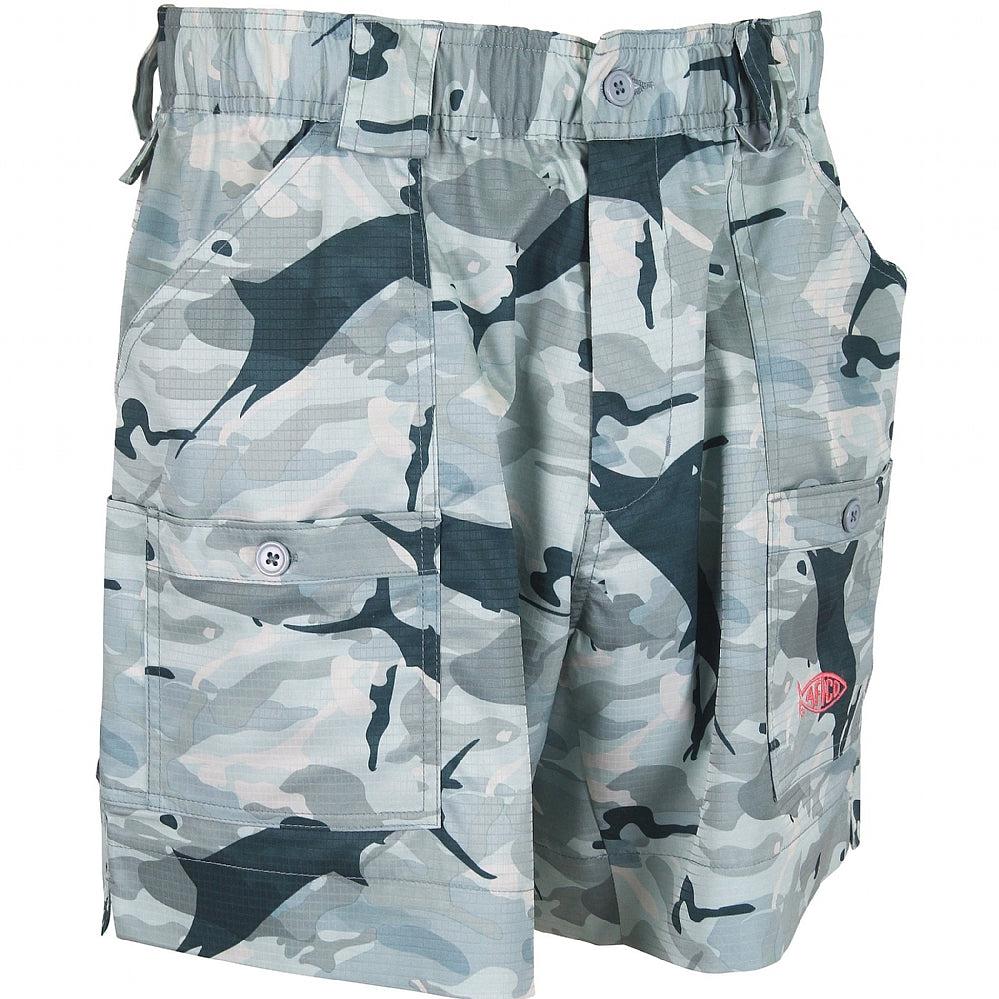 AFTCO Original Fishing Shorts Camo Print