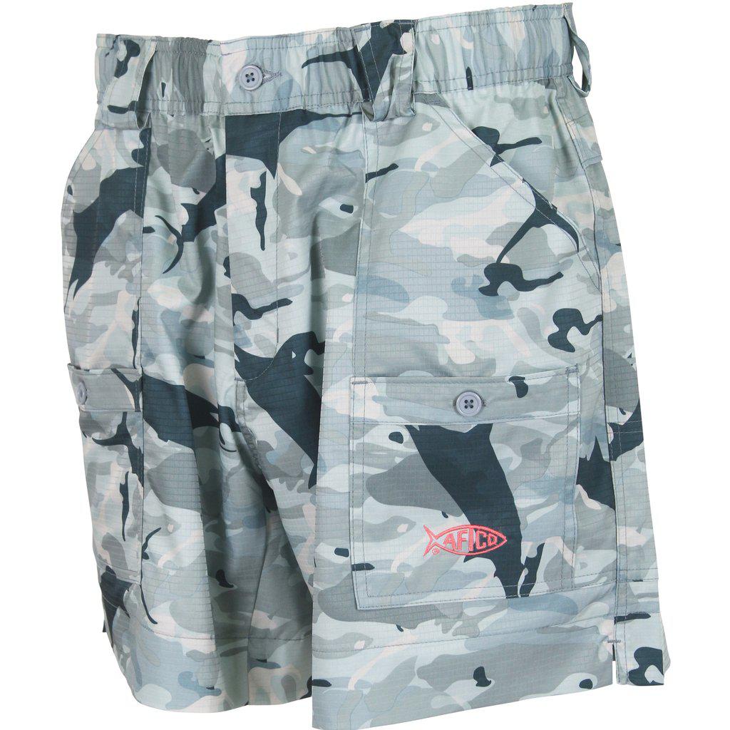 AFTCO Original Fishing Shorts Camo Print