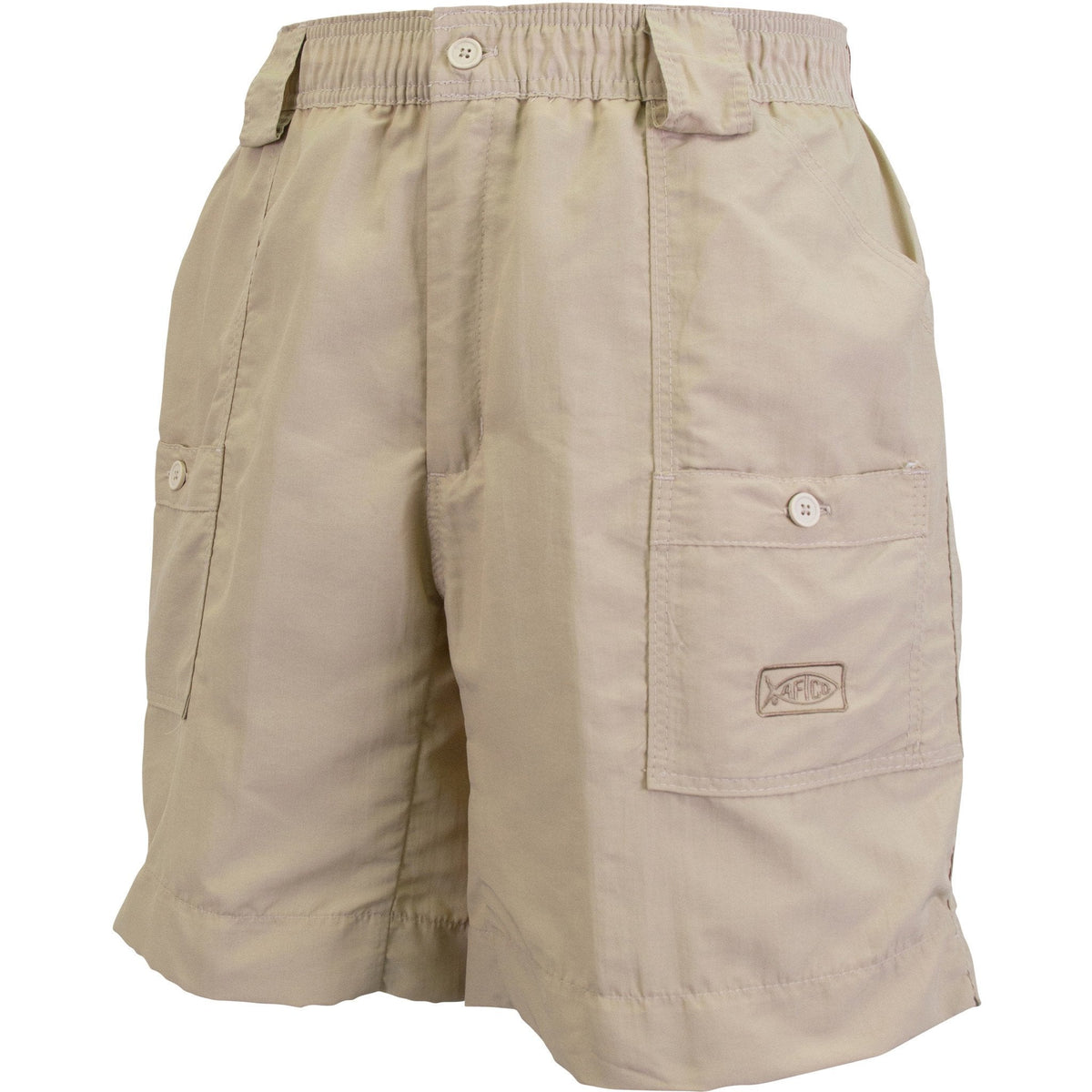 AFTCO Original Fishing Shorts Long - Khaki