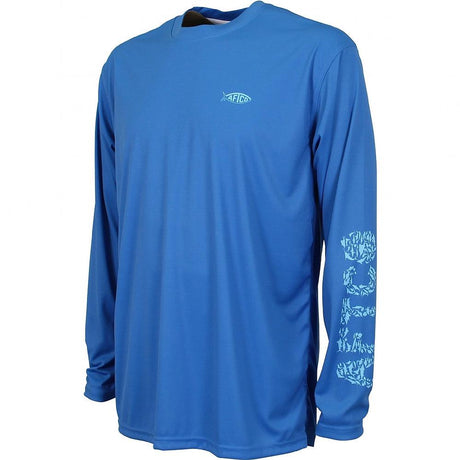 AFTCO Rough Metal Long Sleeve Performance Shirt