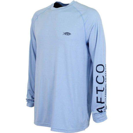 AFTCO Samurai Heathered Long Sleeve Shirt