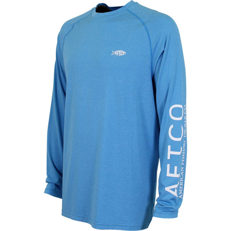 AFTCO Samurai Heathered Long Sleeve Shirt