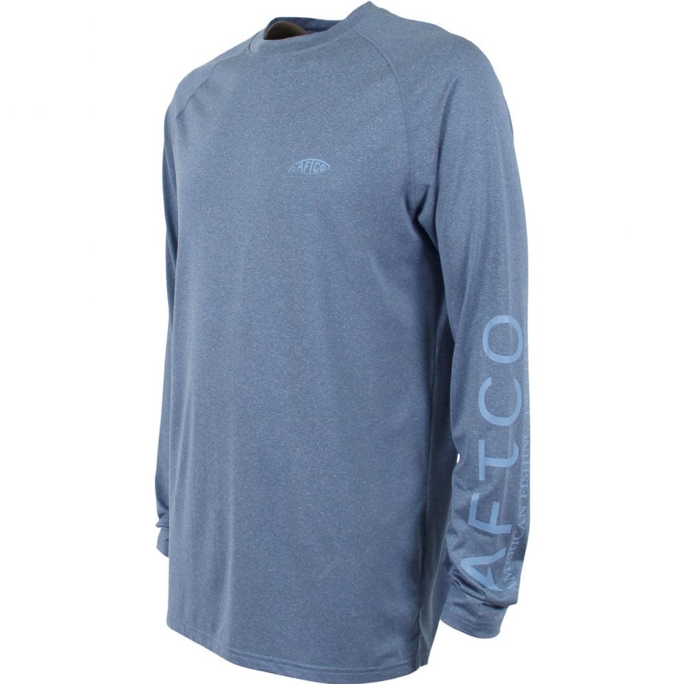 AFTCO Samurai Heathered Long Sleeve Shirt