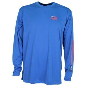 AFTCO Spangled Long Sleeve Performance Shirt