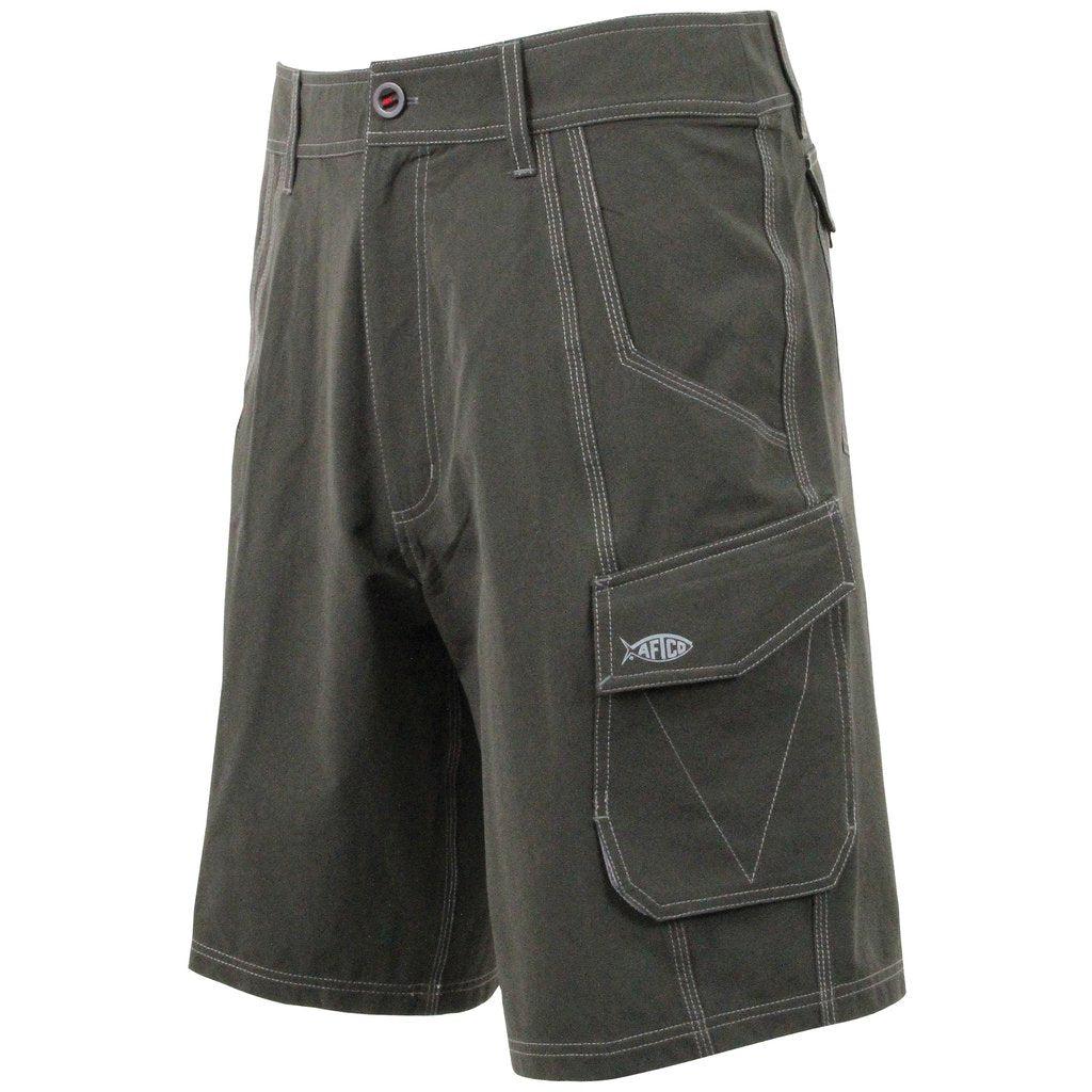 AFTCO Stealth Fishing Shorts - Stone - 42