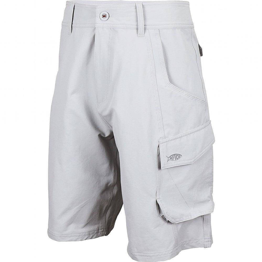 AFTCO Stealth Fishing Shorts - Light Gray - 42