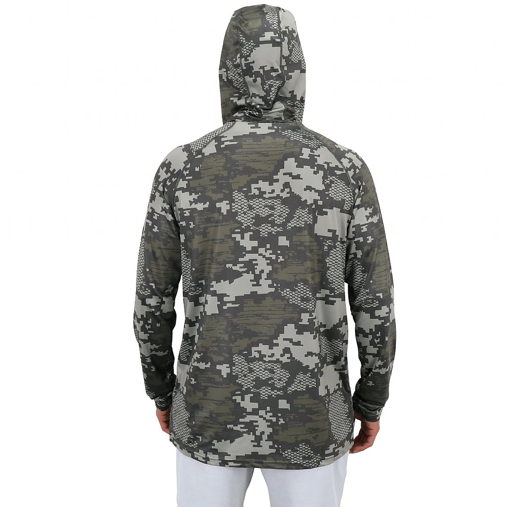 AFTCO Tactical Hooded Long Sleeve Performance Shirt