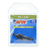 AFW Brass Heavy Swivels - Black