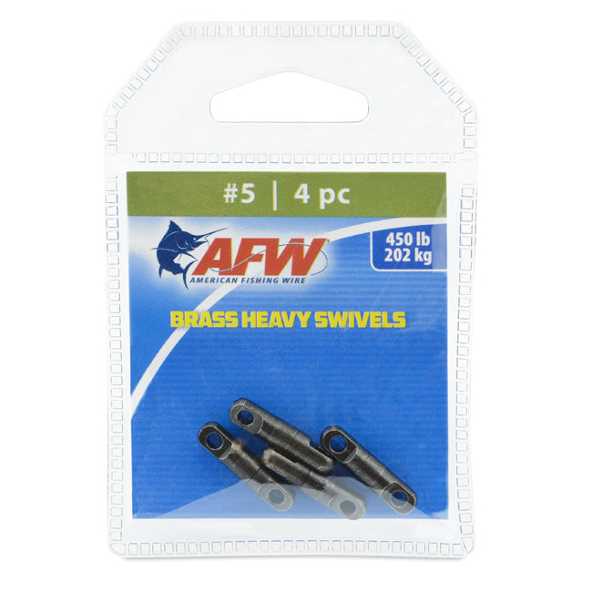 AFW Brass Heavy Swivels - Black