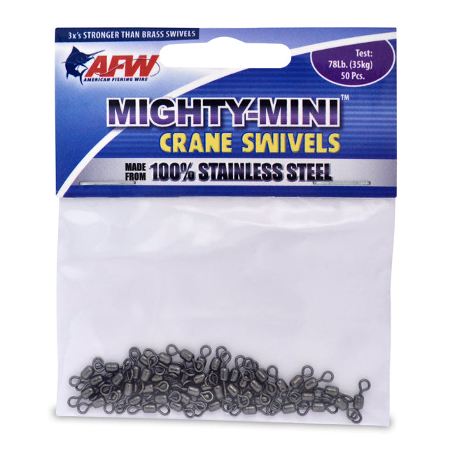 AFW Mighty Mini Stainless Steel Crane Swivels - Gunmetal Black