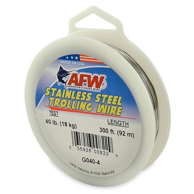 AFW Stainless Steel Trolling Wire 300FT from AMERICAN FISHING WIRE