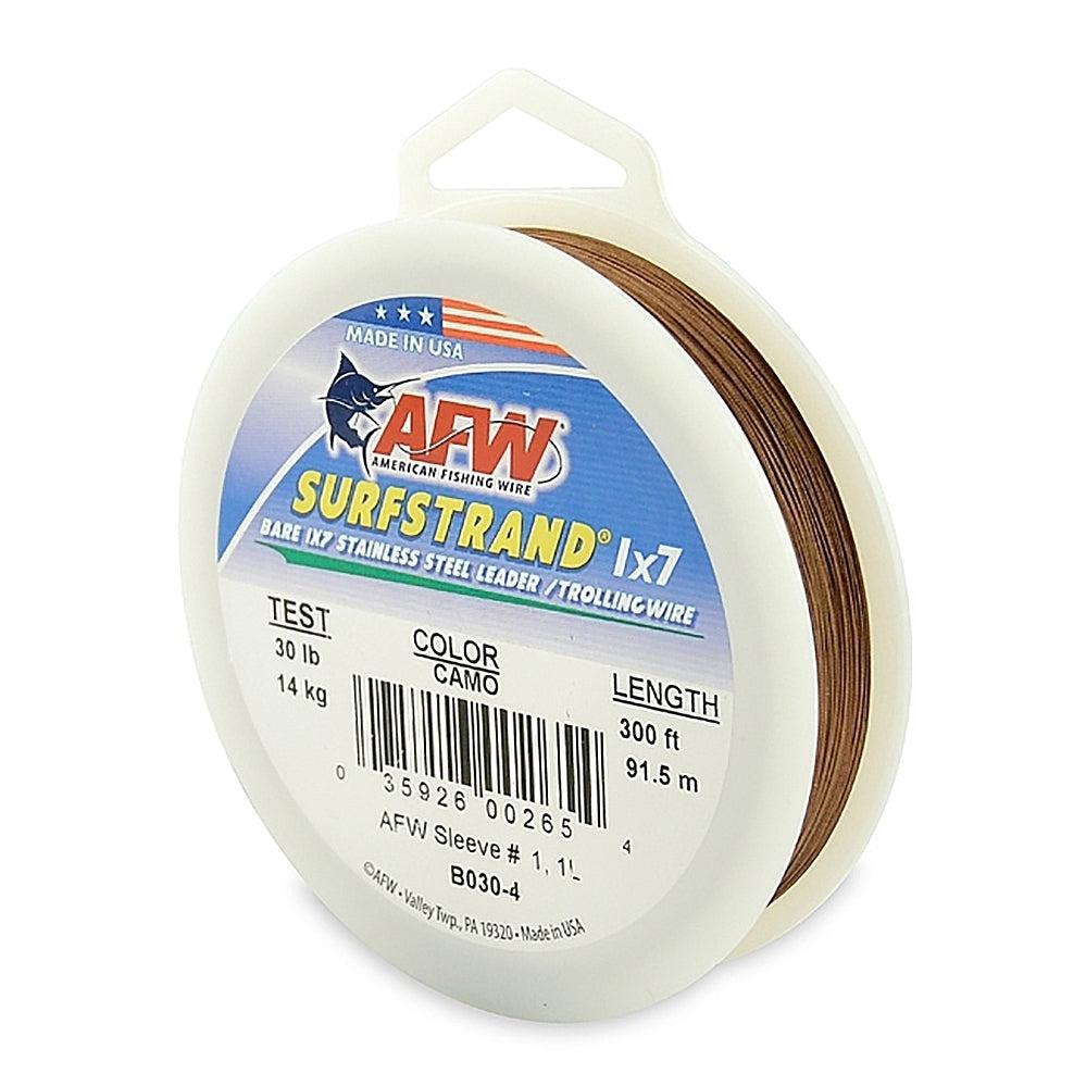 AFW Surfstrand Bare 1x7 Stainless Steel Leader Wire from AMERICAN FISHING  WIRE - CHAOS Fishing