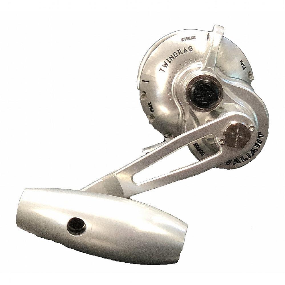 Accurate Valiant 6:1 Slow Pitch Jigging Reel 500N Left - Silver
