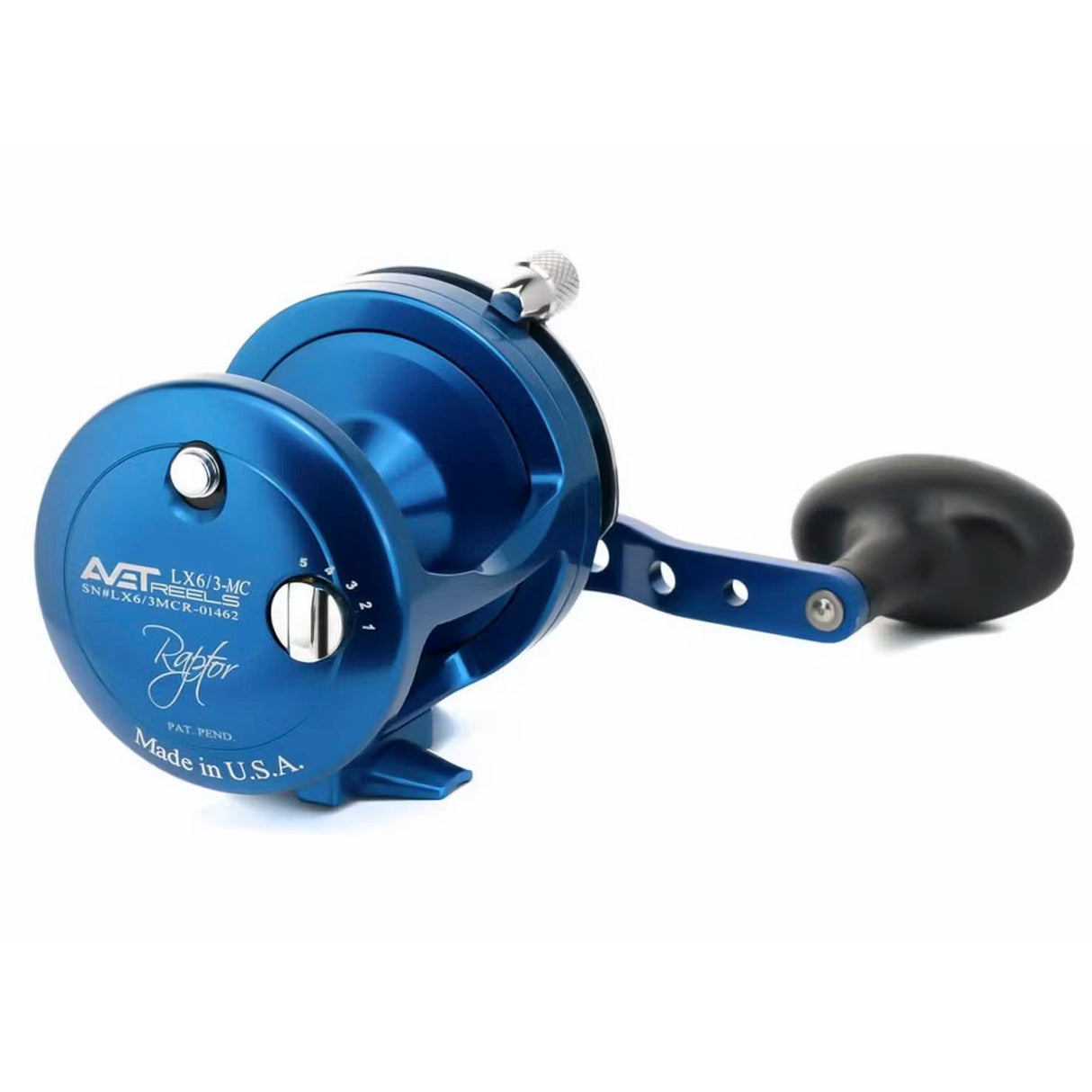 AVET LX 6/3 MC Raptor 2SPD Right Hand - Blue