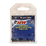 American Fishing Wire Single Barrel Sleeves 36PC