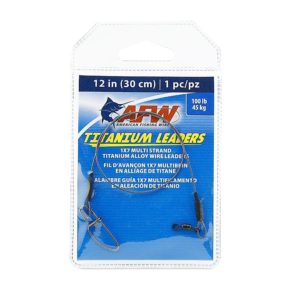 AFW - Titanium Surfstrand Multi Strand Bare 1x7 Wire Leaders