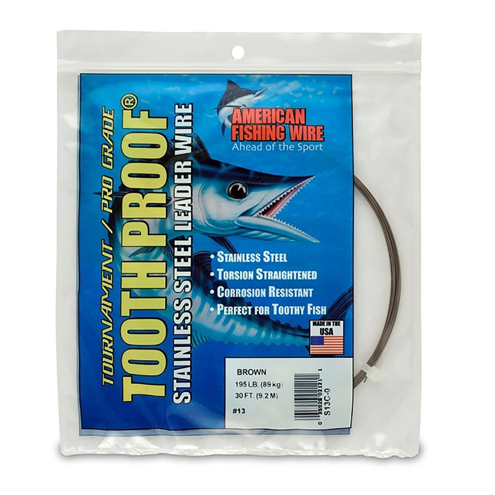 American Fishing Wire Tooth Proof Stainless Steel