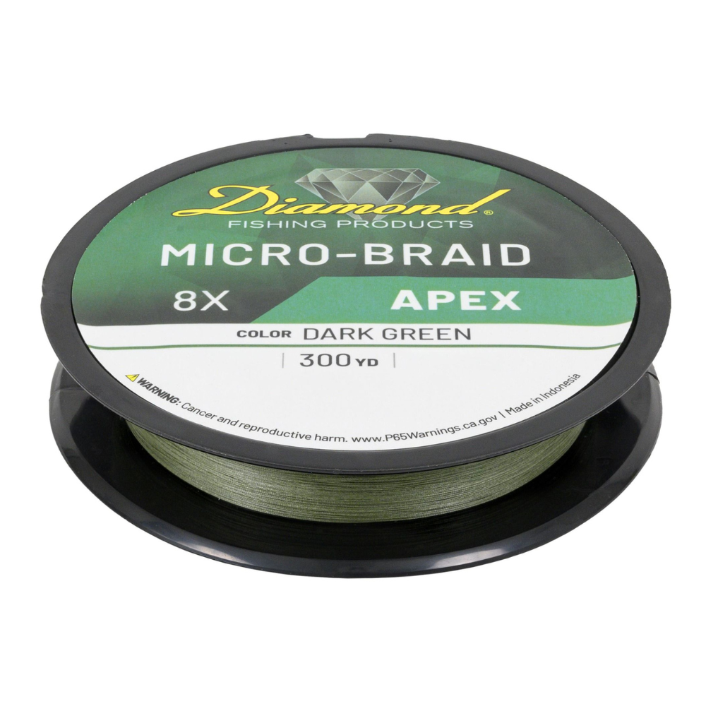 DIAMOND APEX Solid 8X Microbraid 300 yd