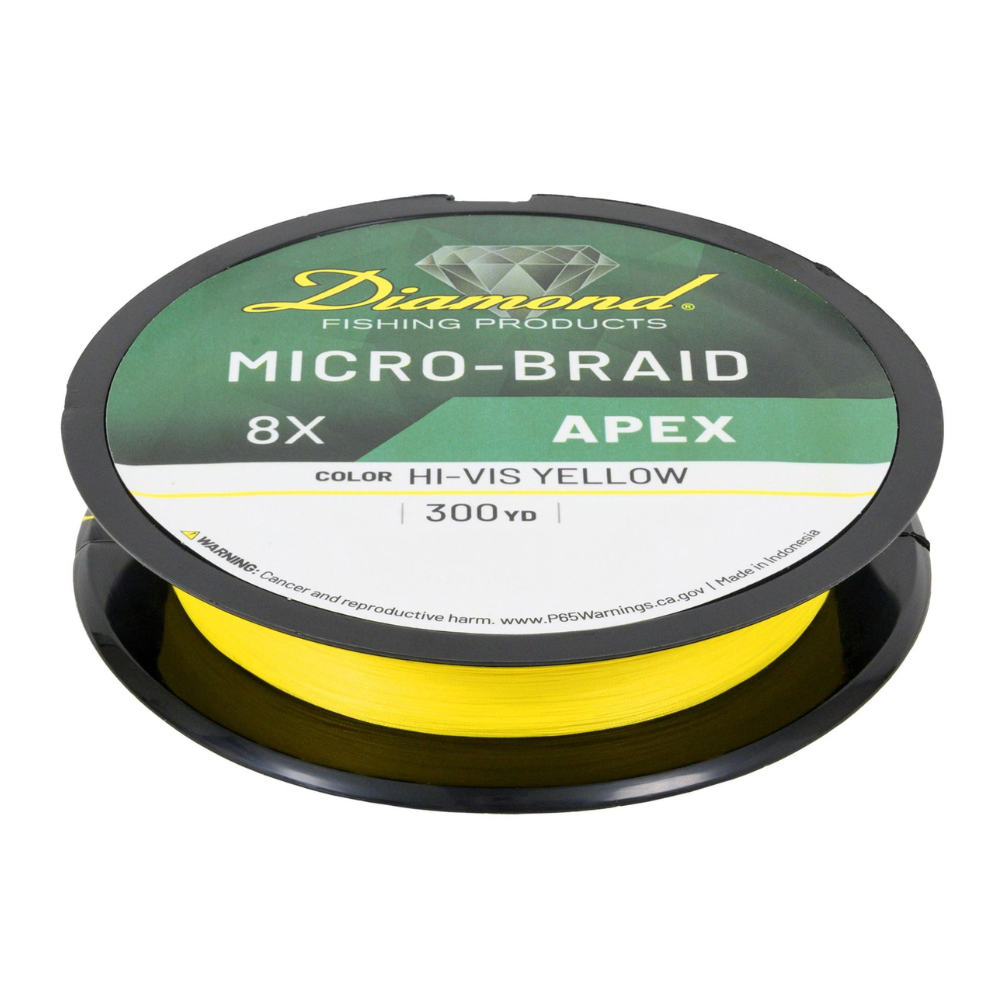 DIAMOND APEX Solid 8X Microbraid 300 yd