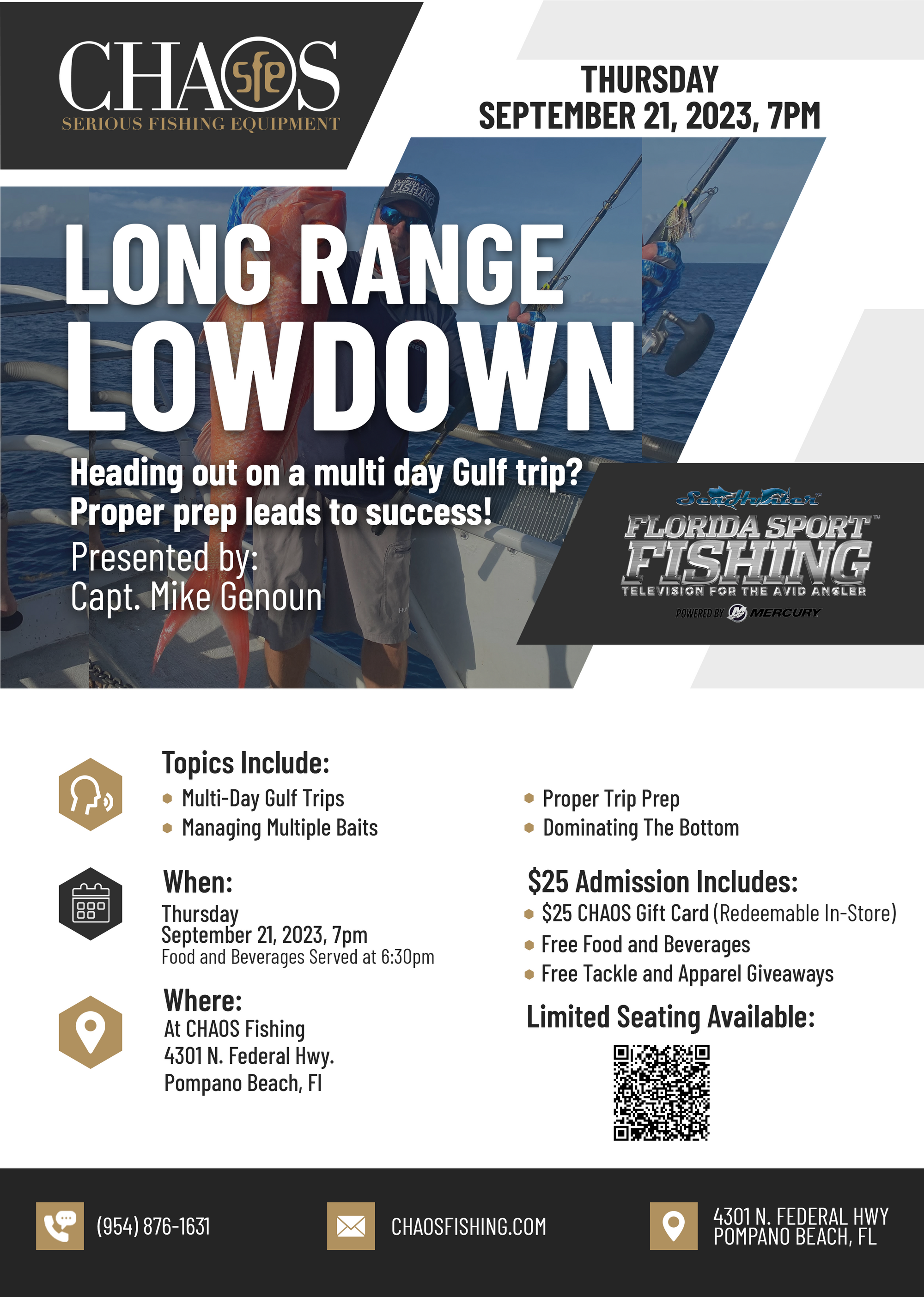 Extreme Seminar Series: Long Range Lowdown September 21st