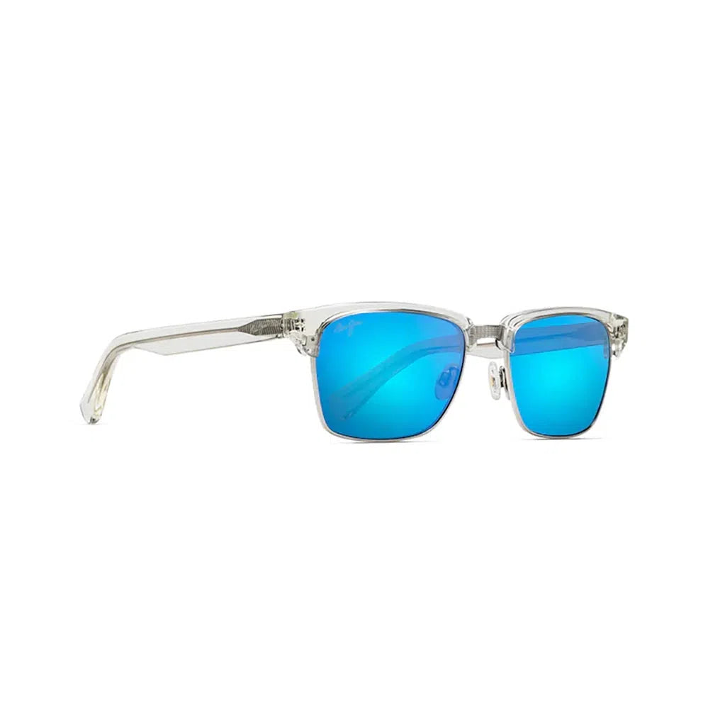 MAUI JIM Kawika Sunglasses Crystal | Blue Hawaii