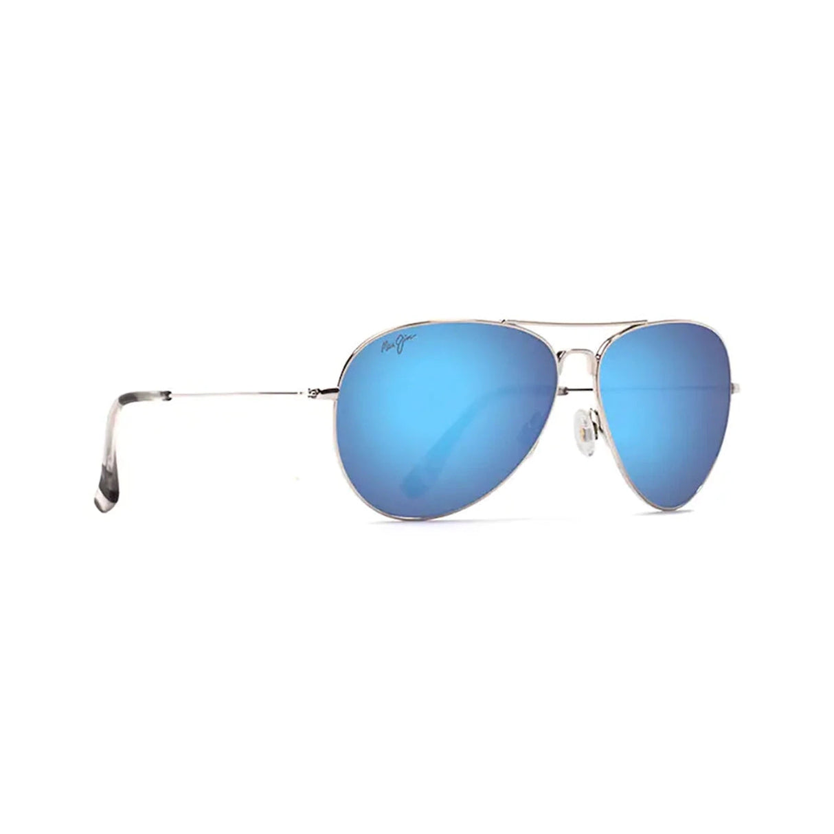 MAUI JIM Mavericks Sunglasses Silver | Blue Hawaii