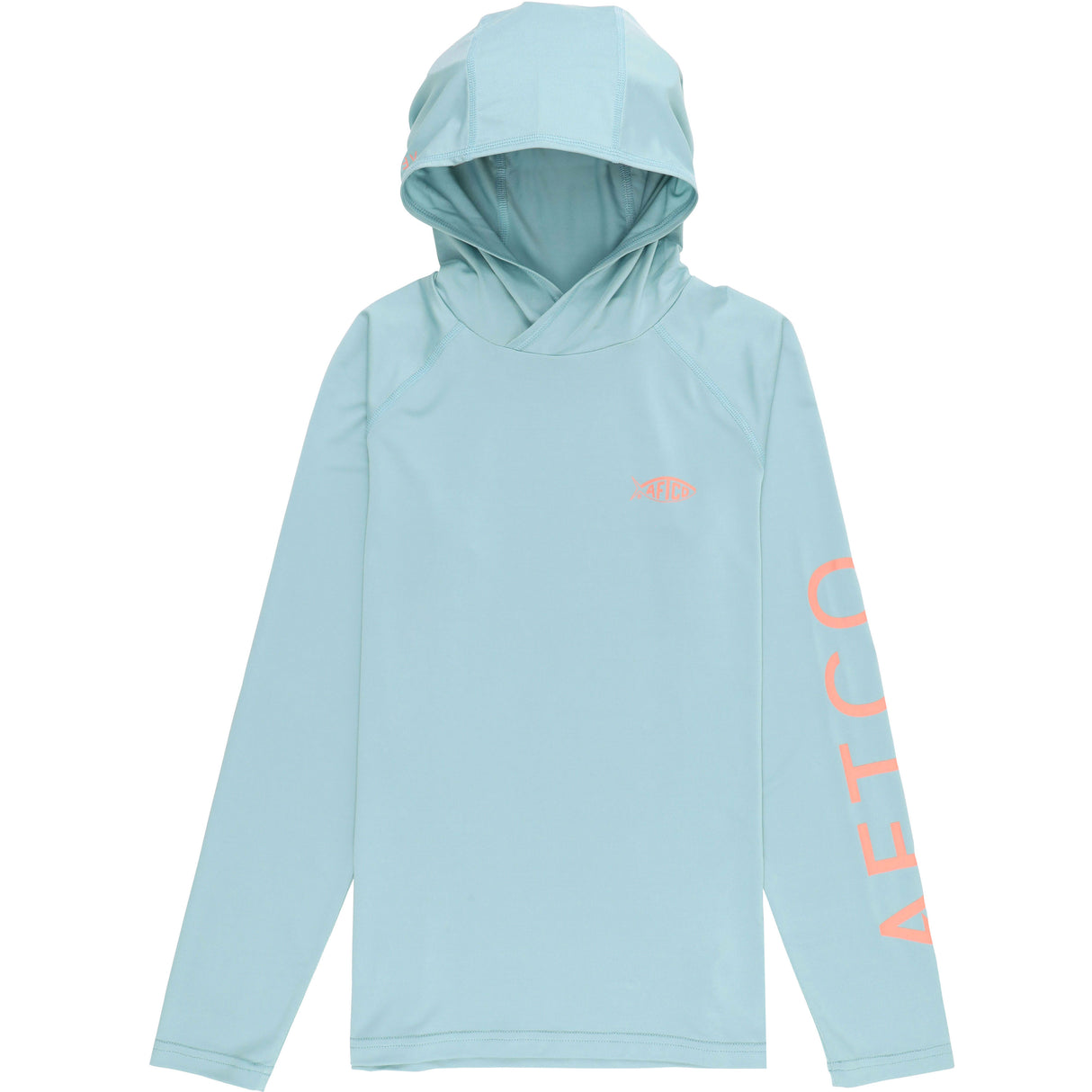 AFTCO Youth Samurai 2 Heathered LS Hooded Shirt