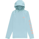 AFTCO Youth Samurai 2 Heathered LS Hooded Shirt