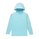 AFTCO Youth Samurai 2 Heathered LS Hooded Shirt