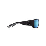 MAUI JIM Keha Sunglasses Matte Black |  Blue Hawaii