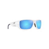 MAUI JIM Keha Sunglasses Matte White |  Blue Hawaii