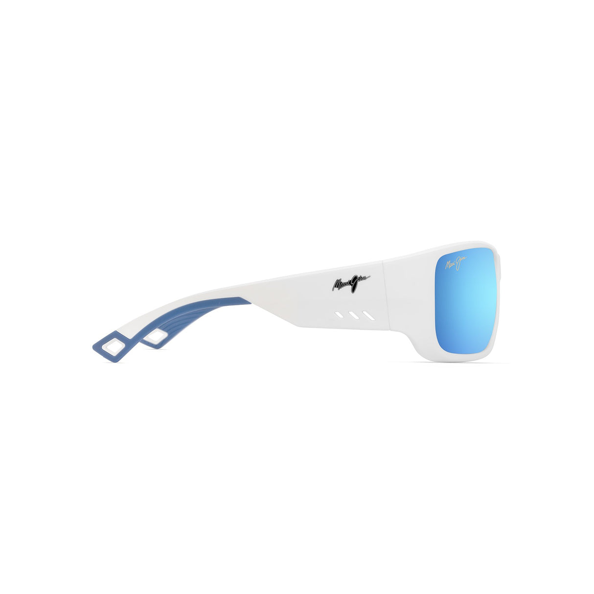 MAUI JIM Keha Sunglasses Matte White |  Blue Hawaii